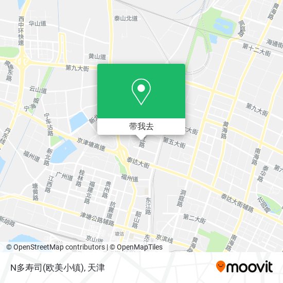 N多寿司(欧美小镇)地图