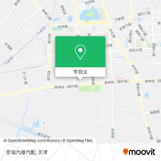 景瑞汽修汽配地图
