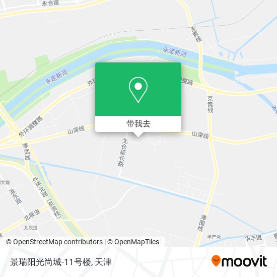 景瑞阳光尚城-11号楼地图