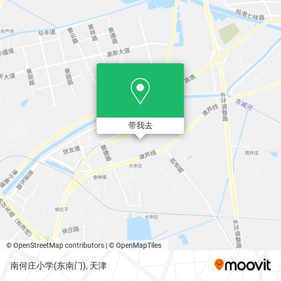 南何庄小学(东南门)地图