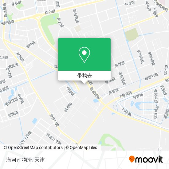 海河南物流地图