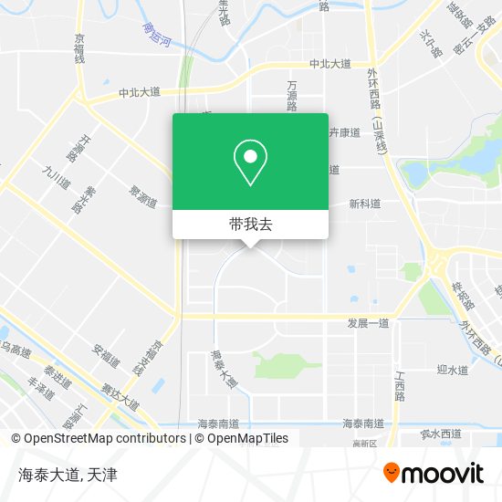 海泰大道地图