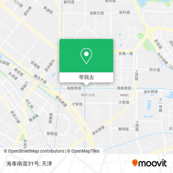 海泰南道31号地图