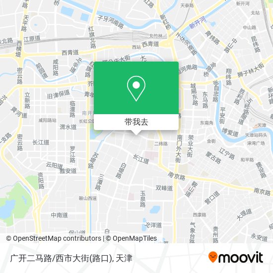 广开二马路/西市大街(路口)地图