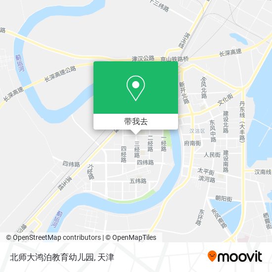 北师大鸿泊教育幼儿园地图