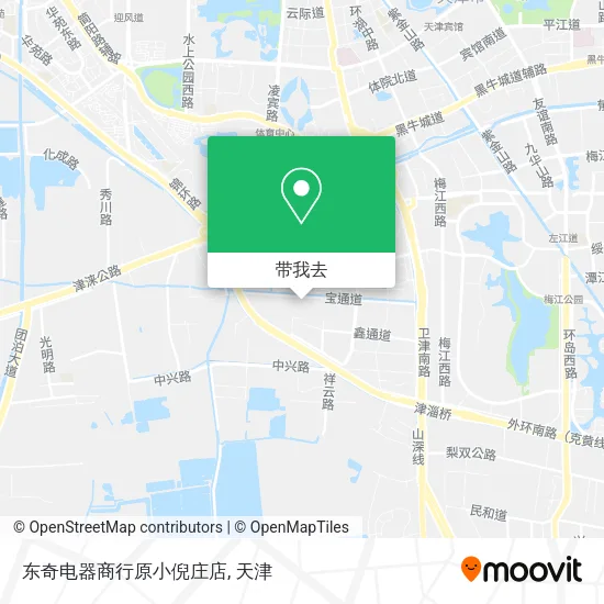 东奇电器商行原小倪庄店地图