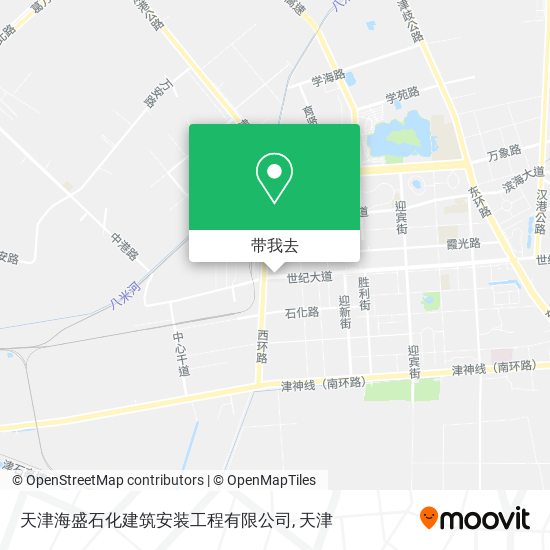 天津海盛石化建筑安装工程有限公司地图