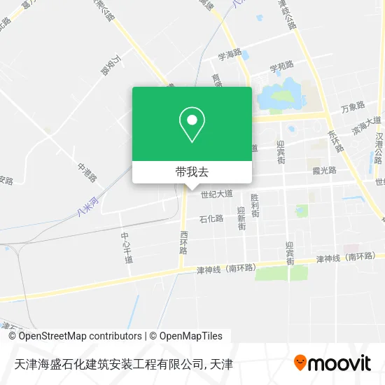 天津海盛石化建筑安装工程有限公司地图