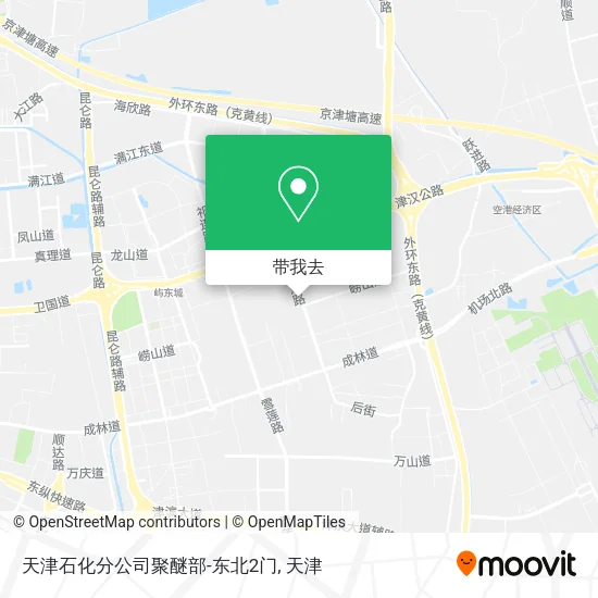 天津石化分公司聚醚部-东北2门地图
