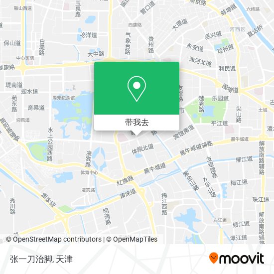 张一刀治脚地图