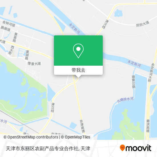 天津市东丽区农副产品专业合作社地图