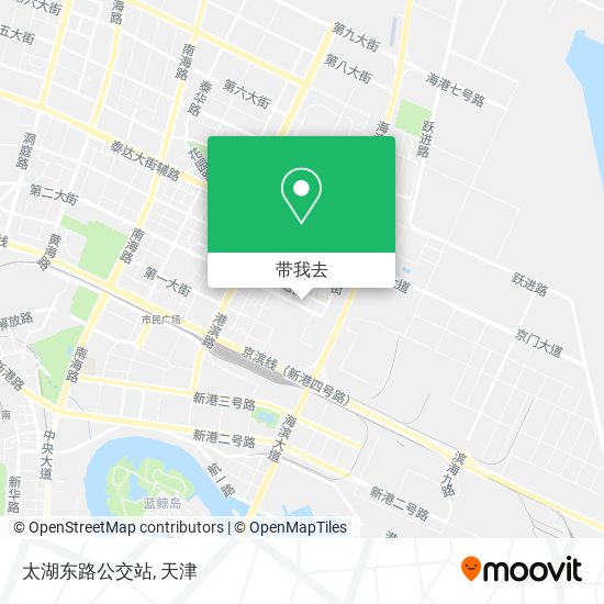 太湖东路公交站地图