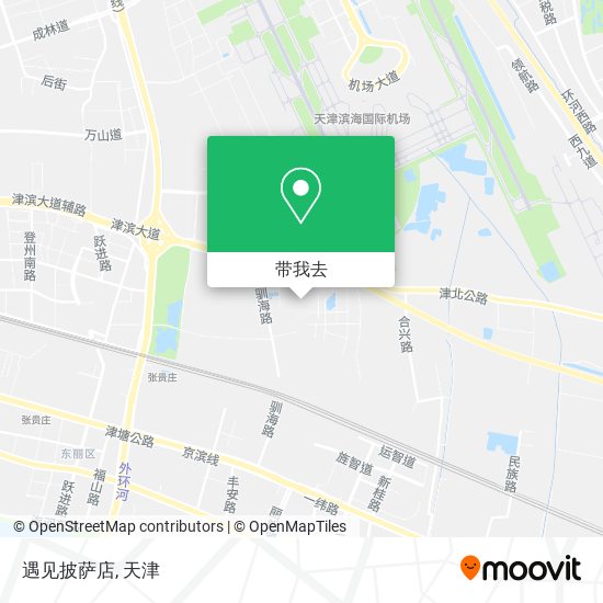 遇见披萨店地图