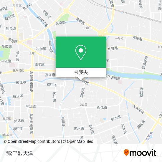 郁江道地图
