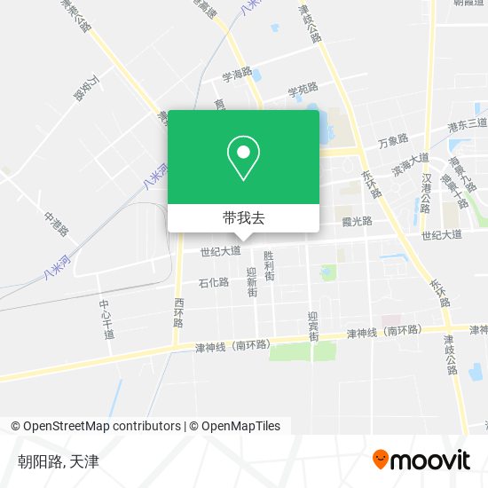 朝阳路地图
