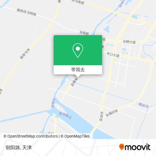 朝阳路地图
