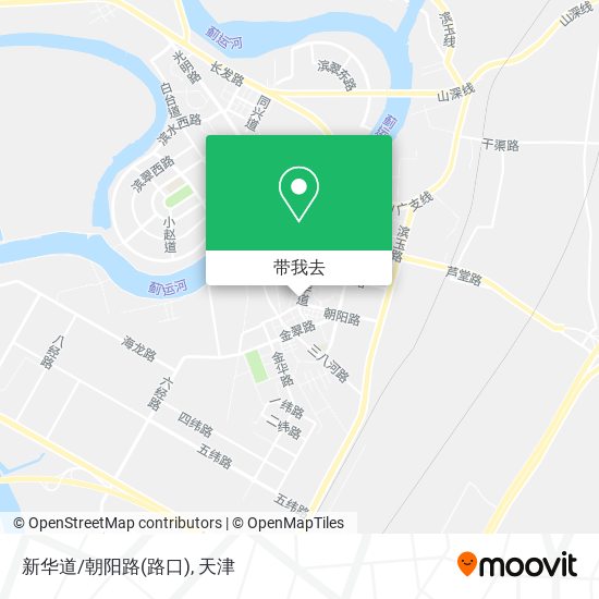 新华道/朝阳路(路口)地图