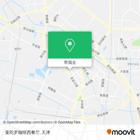 曼陀罗咖啡西餐厅地图