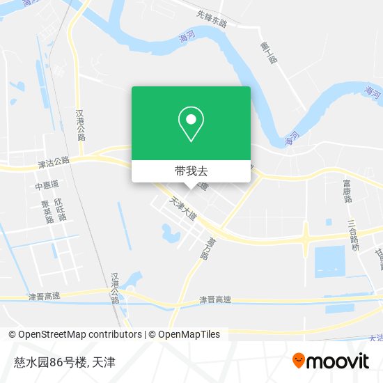 慈水园86号楼地图