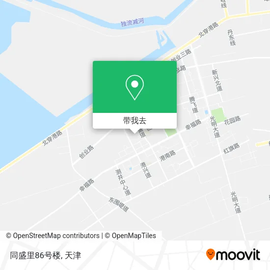 同盛里86号楼地图