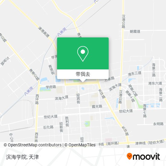 滨海学院地图