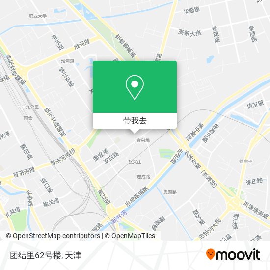 团结里62号楼地图