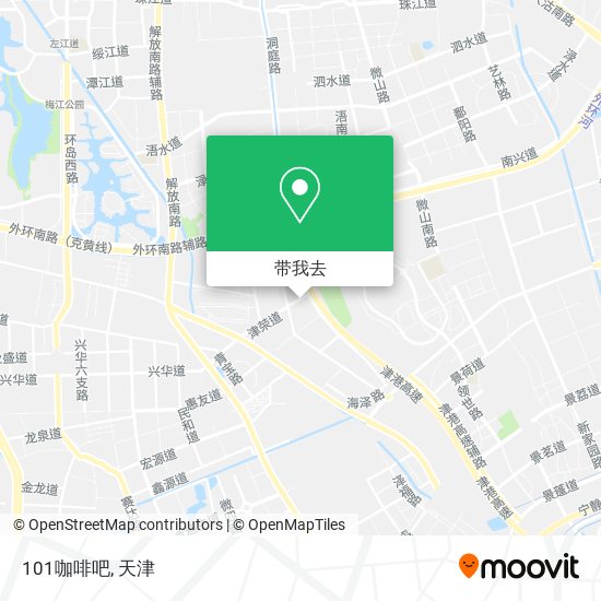 101咖啡吧地图