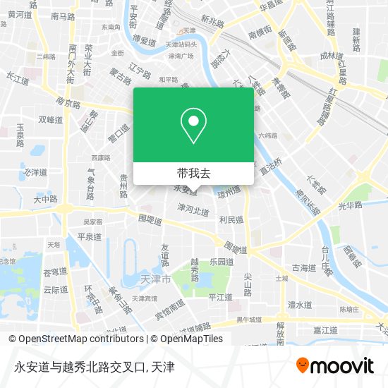 永安道与越秀北路交叉口地图