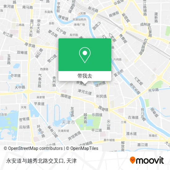 永安道与越秀北路交叉口地图