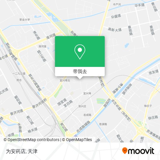 为安药店地图