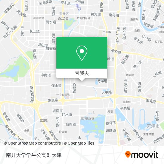 南开大学学生公寓8地图