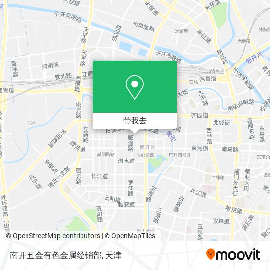 南开五金有色金属经销部地图