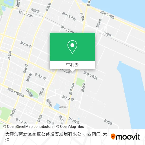 天津滨海新区高速公路投资发展有限公司-西南门地图