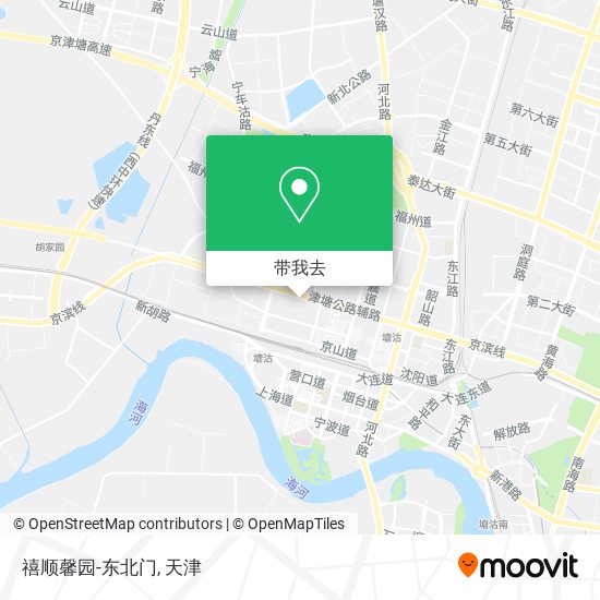 禧顺馨园-东北门地图