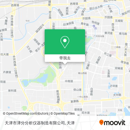 天津市津分分析仪器制造有限公司地图