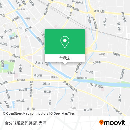 食分味道富民路店地图