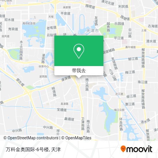万科金奥国际-6号楼地图
