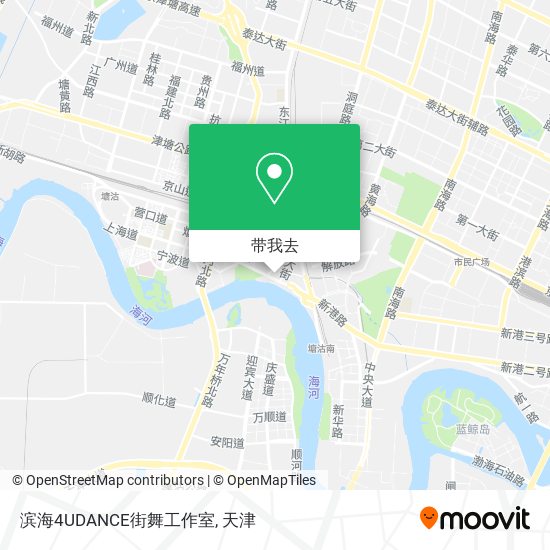 滨海4UDANCE街舞工作室地图