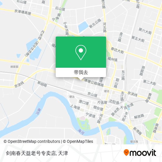 剑南春天益老号专卖店地图