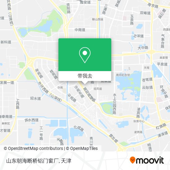 山东朝海断桥铝门窗厂地图