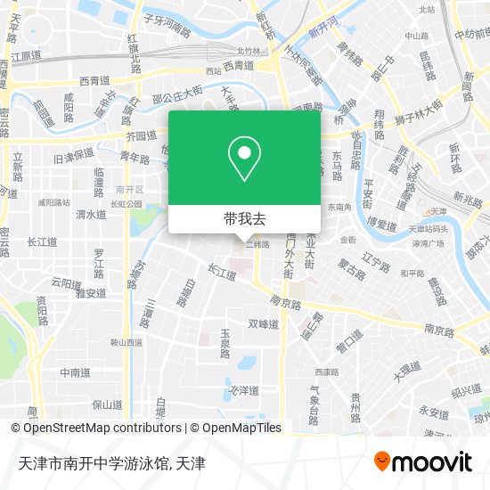 天津市南开中学游泳馆地图