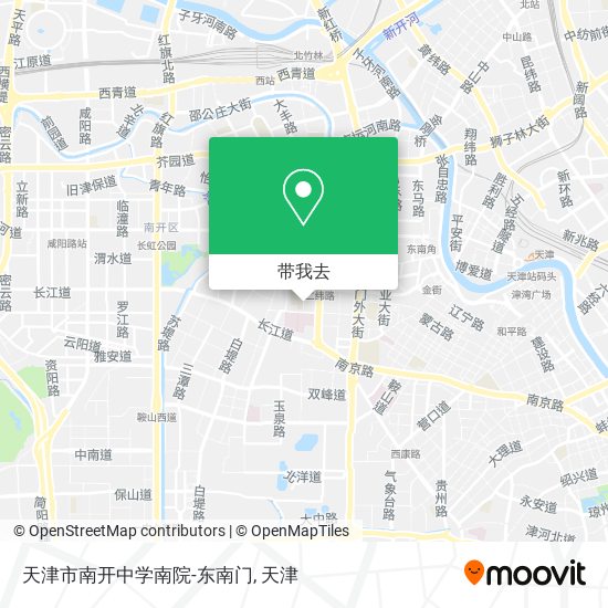 天津市南开中学南院-东南门地图