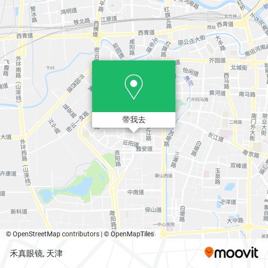 禾真眼镜地图