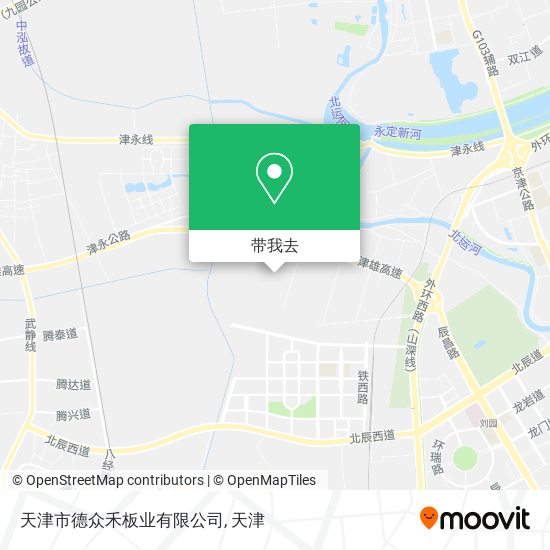 天津市德众禾板业有限公司地图