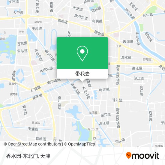 香水园-东北门地图