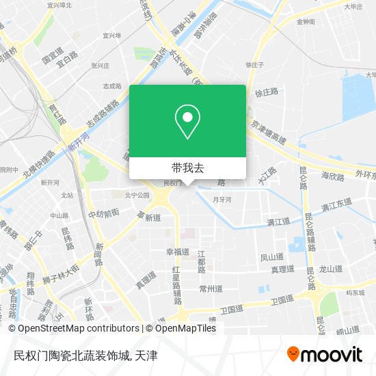 民权门陶瓷北蔬装饰城地图