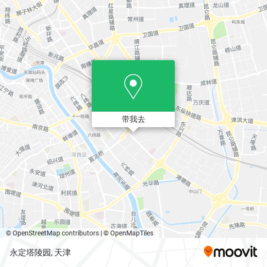 永定塔陵园地图