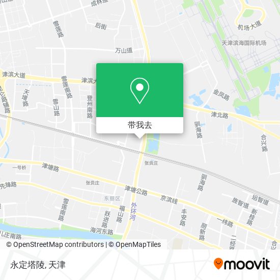 永定塔陵地图