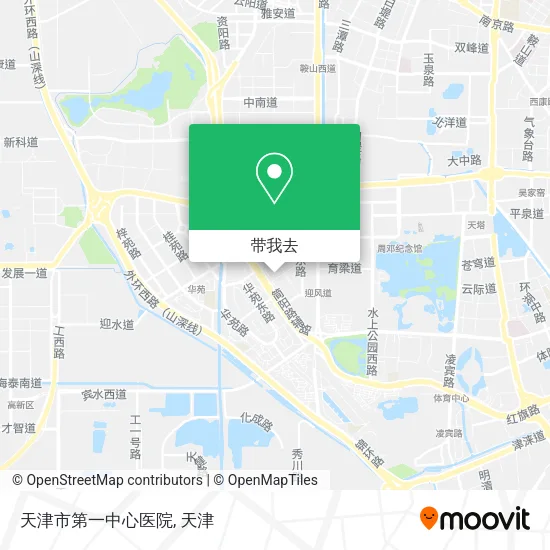 天津市第一中心医院地图