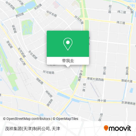 茂祥集团(天津)制药公司地图